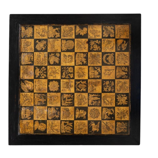 Early 19th Century Regency Penwork Candlestand For Sale - Image 5 of 8