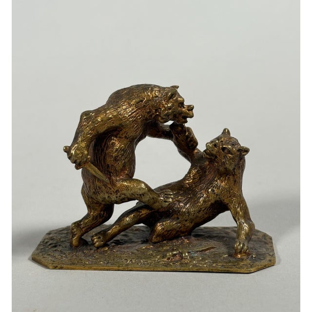 Christophe Fratin, The Bear Fight, 19th Century, Bronze For Sale - Image 10 of 10
