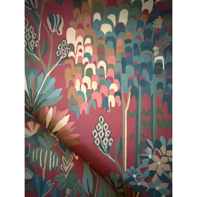 Thibaut Thibaut Large Botanical Graphic Print 6 Yards F912044 Alpine Sunbaked Fabric For Sale - Image 4 of 5