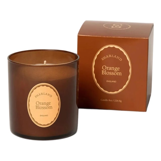 Sharland England Orange Blossom 8 oz Candle For Sale