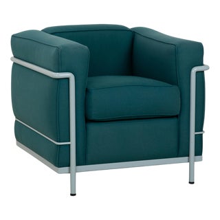 LC 2 Fabric Chair by Le Corbusier for Cassina For Sale