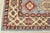 Kazak Rug 8'5'' X 9'7'' Blue Wool Tribal Hand-Knotted Oriental Carpet For Sale - Image 10 of 12