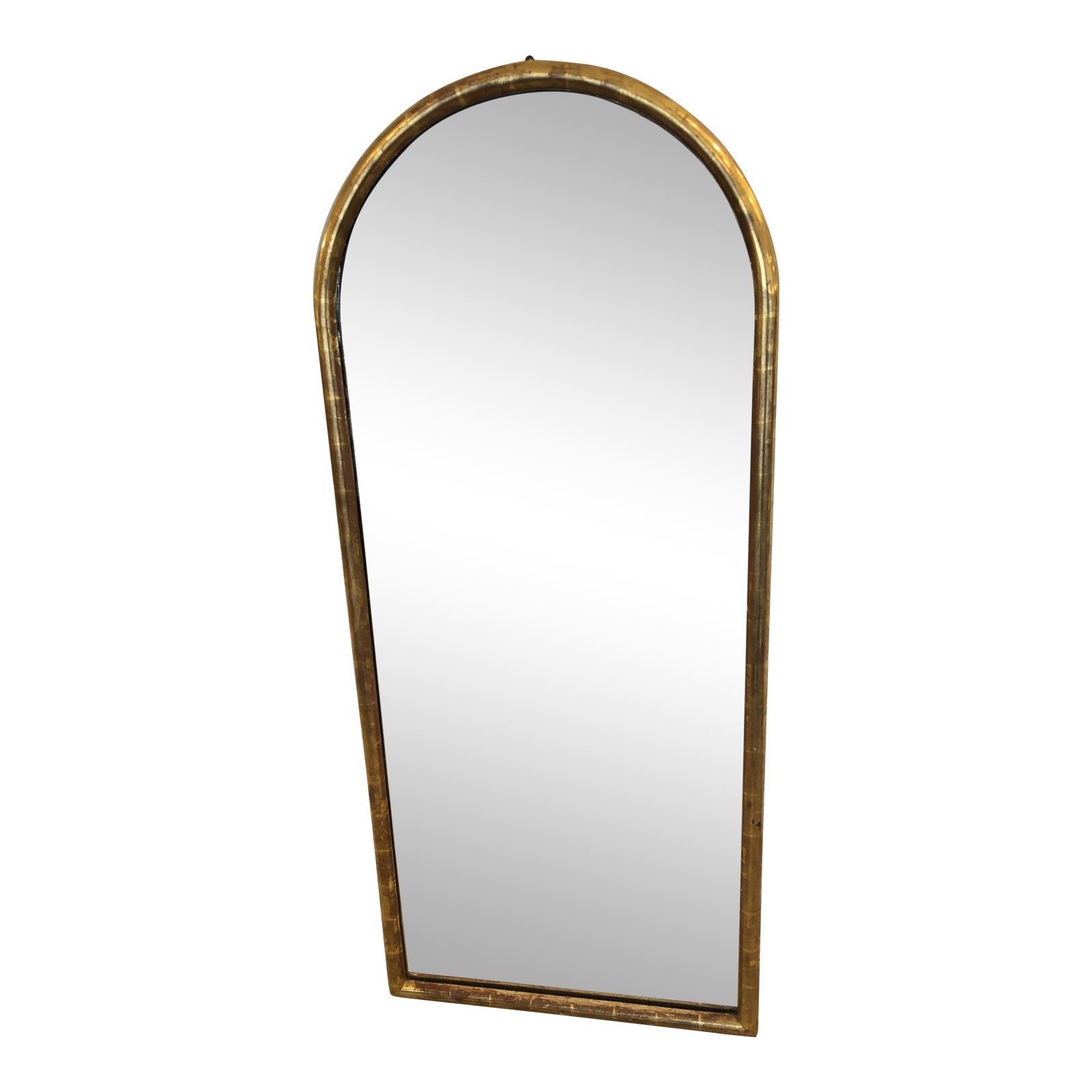 19th Century Antique Water Giltwood Arch Shaped Mirror Chairish