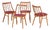 Mid-Century Modern Chairs by Antonín Šuman, 1960s, Set of 4 For Sale
