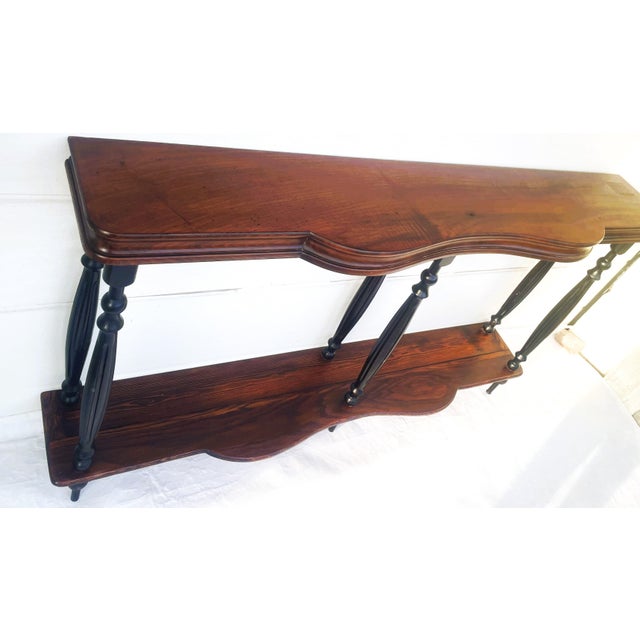 Antique Late 19th Century Console Table in Walnut, Western Europe For Sale - Image 5 of 18