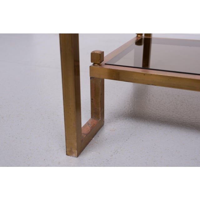 Mid-Century Modern Bronze Coffee Table, France, 1960s For Sale - Image 3 of 8