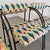 Armchairs Mod. Vienna in Velvet Fabric and Geometric Pattern by Rodney Kinsman for Bieffeplast, Set of 6 For Sale - Image 12 of 18