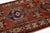 1950s Mid-Century Vintage Turkish Anatolian Hand-Knotted Wool Runner Rug in Terracotta & Indigo For Sale - Image 5 of 9