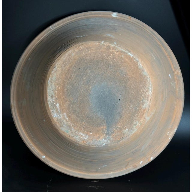 Large Spanish Fajalauza Ceramic Lebrillo Bowl For Sale - Image 9 of 10