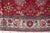 1920s, Antique Tabriz Wool Rug, Allover Shah Abbasi Floral, Crimson Field, 9 X 13 For Sale - Image 15 of 16