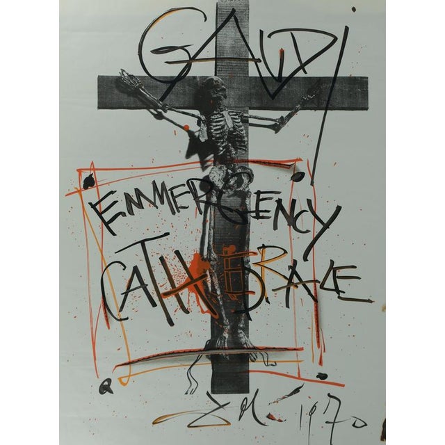 Salvador Dalí (1904–1989) Emergency Cathedral: Gaudí Original color lithograph poster Signed in the plate On paper, 56 x...