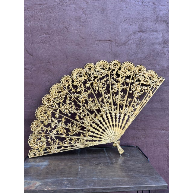 Art Deco 1970s Decorative Burwood Fan For Sale - Image 3 of 5