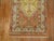 A handmade Turkish Rug with a prayer niche design in predominant colors in light greensand coral, circa 1920 Measures:...