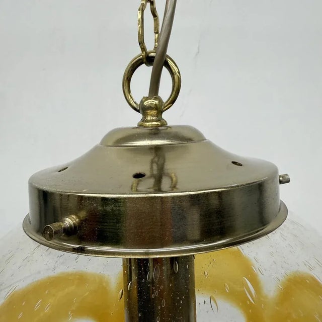 Vintage Italian Murano Glass Hanging Lamp, 1970s For Sale - Image 15 of 18