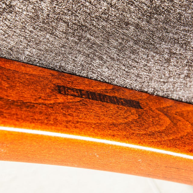 Brown Restored “Viscount” Chairs by Dan Johnson for Selig, Denmark 1950s - Set of 4 For Sale - Image 8 of 18