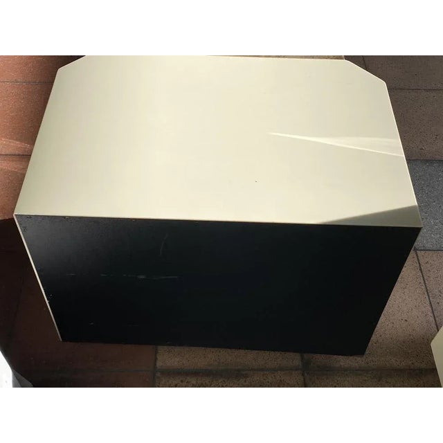 Commode with Mirror Ensemble, Set of 3 For Sale - Image 10 of 12