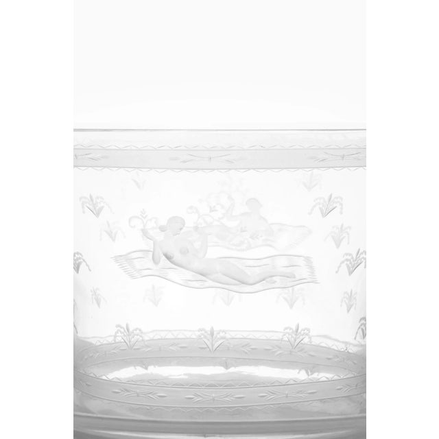 Swedish Glass Vase by Simon Gate for Orrefors, 1918 For Sale - Image 3 of 5