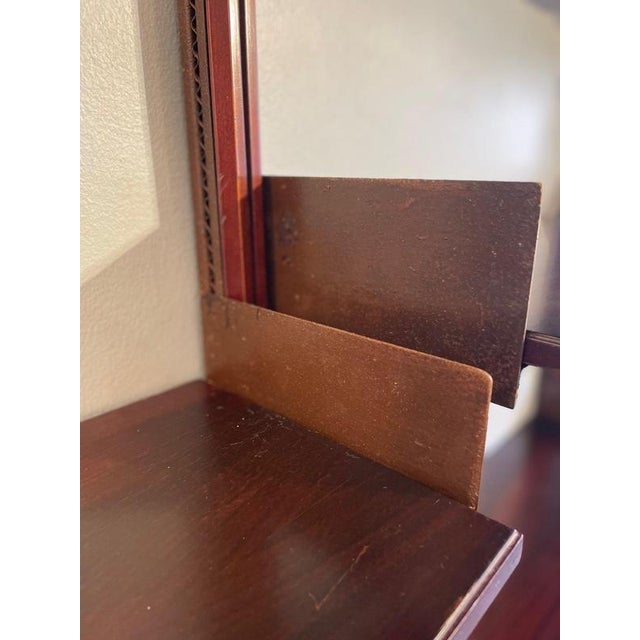 1970s Wooden and Iron Bookshelf with 4 Uprights and Adjustable Shelves, 1970s For Sale - Image 5 of 18