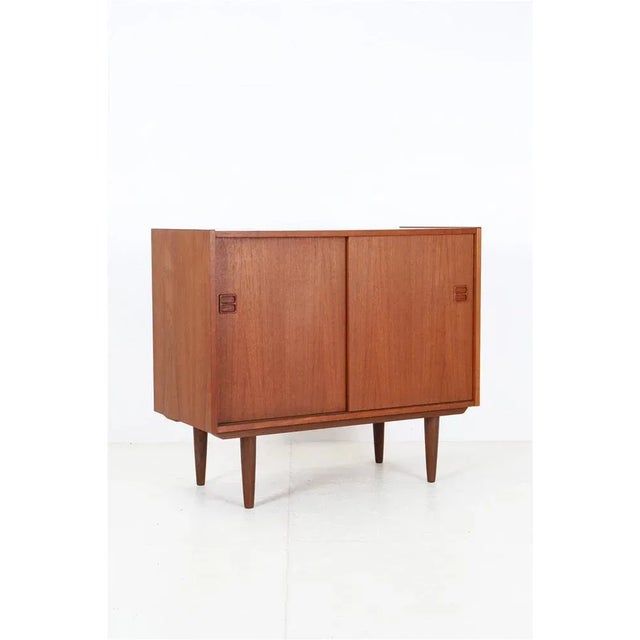1970s Danish Teak Sideboard with Sliding Doors, 1960s For Sale - Image 5 of 16