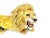 Italian Glazed Terracotta Lion Sculpture, 1960s For Sale - Image 4 of 11