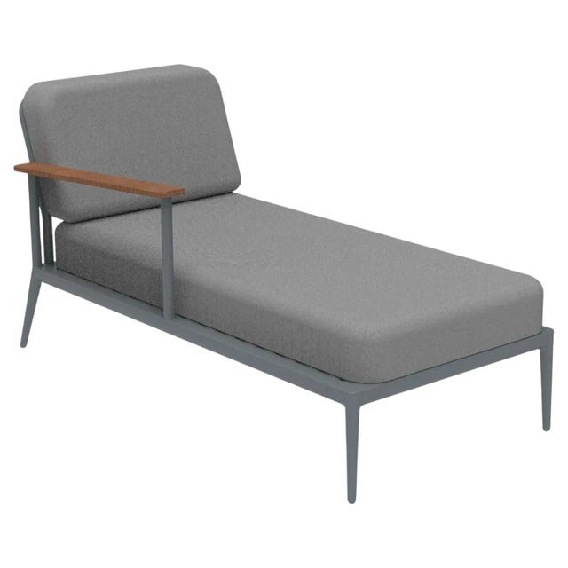 Nature Grey Right Chaise Lounge by Mowee For Sale