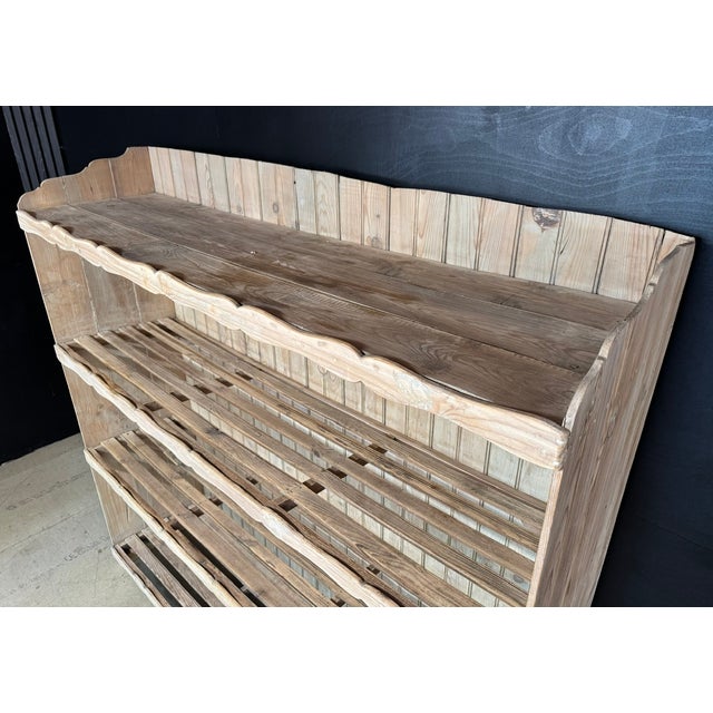 French Pine Bakers Rack, 1860 For Sale - Image 4 of 15