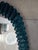 Mid-Century Style Italian Oval Mirror in Murano Glass and Brass, 2000 For Sale - Image 6 of 11