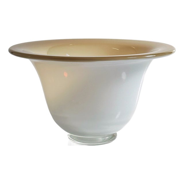 Mid-Century Murano Bowl Opalina 1, 1950s For Sale