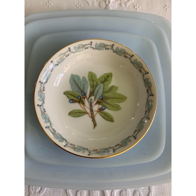 1950's Fire King Azurite Blue Glass Dishes Set- 22 Pieces For Sale - Image 10 of 12