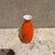 1960s Minimalist Orange Vase Sake Bottle Japan For Sale - Image 4 of 4