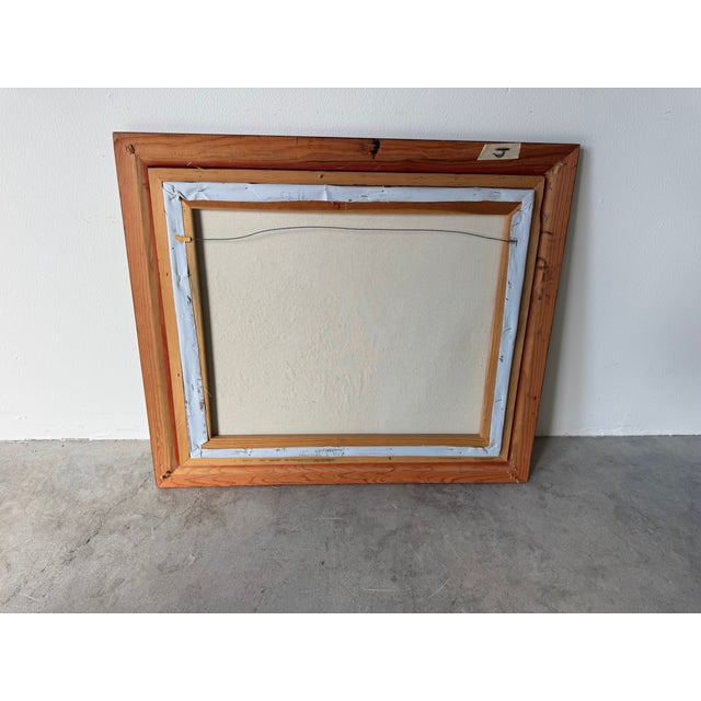 Vintage Marie Charlot Parisian Street Scene Oil on Canvas Painting – Framed For Sale - Image 11 of 11