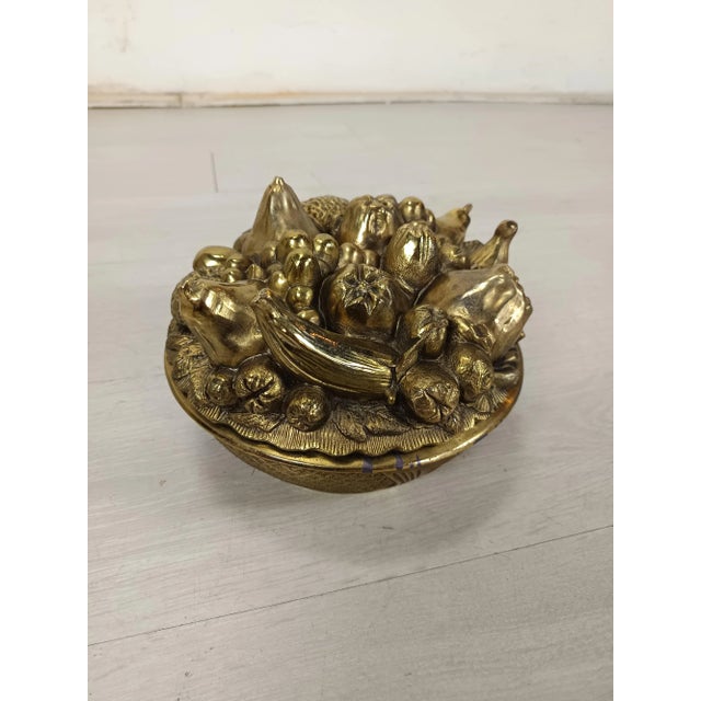 Ice Bucket with Golden Fruit Salad by Mauro Manetti, 1970s For Sale - Image 3 of 15