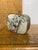 Vintage Chinese Porcelain Shard & Repousse Nickel Silver Trinket Box For Sale - Image 4 of 5