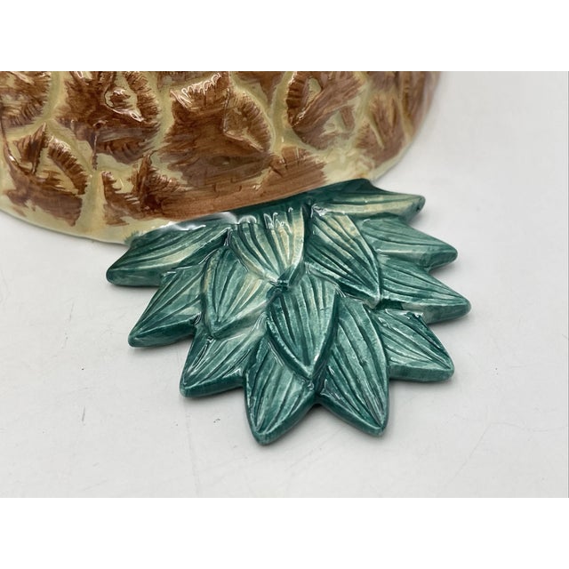 Ceramic Vintage Lord & Taylor Pineapple Shaped Dish For Sale - Image 7 of 10