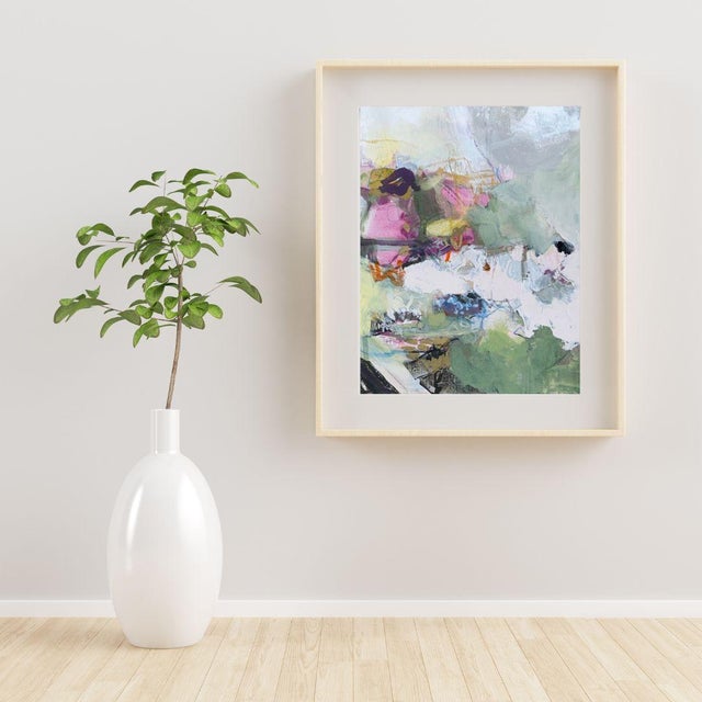 Forest Bounty Trio — Contemporary Meditative Abstract Painting Set For Sale In New York - Image 6 of 7