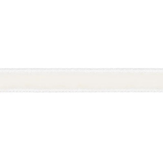 Transitional Schumacher Velvet Tape Narrow in Ivory For Sale - Image 3 of 3