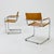 one of two Bauhaus cognac original Desk Chair by Mart Stam & Marcel Breuer for Fasem Italy 1980s Model: MG5 Centro Studio...
