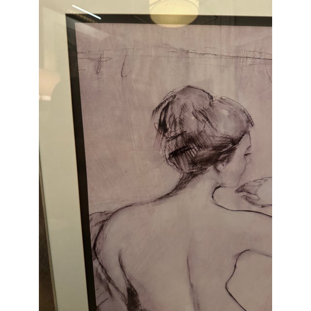 Pair of Framed Figurative Nude Prints by Tim O’Toole for World Art Group For Sale - Image 4 of 8