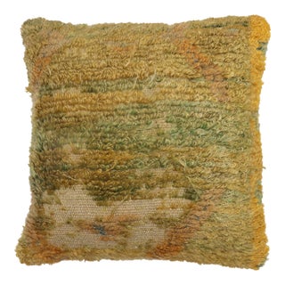 Turkish Tulu Shag Rug Pillow For Sale