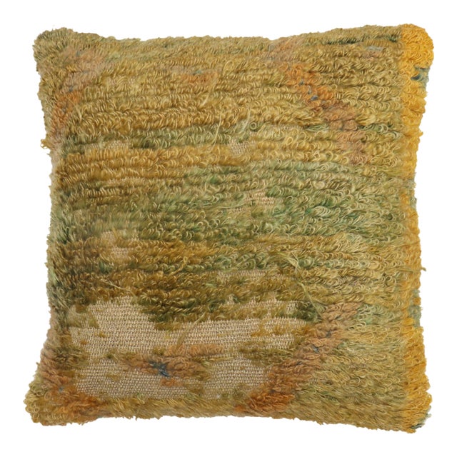 Turkish Tulu Shag Rug Pillow For Sale