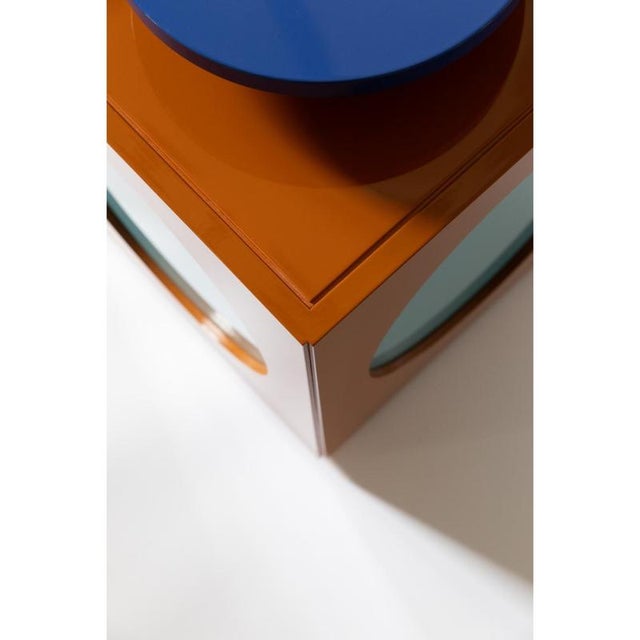 Toy Boy Side Table in Glossy Lacquered MDF by Softhouse For Sale - Image 6 of 14