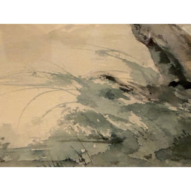 Late 20th Century Hope Everson - Tree and Bird, Watercolor on Paper For Sale In Washington DC - Image 6 of 10