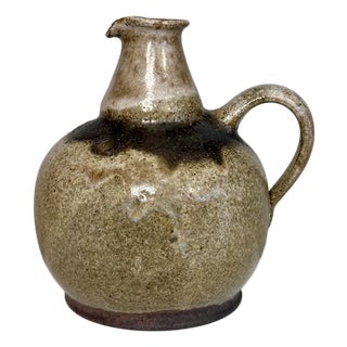 Modernist Studio Ceramic Art Jug Vase from Helma Klett, Germany, 1960s For Sale