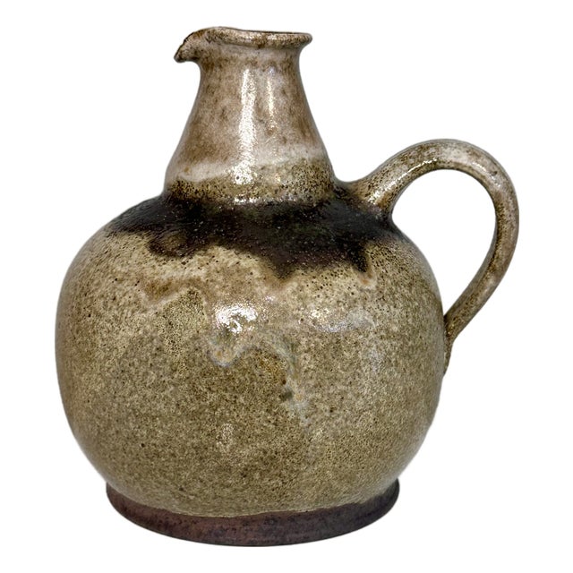 Modernist Studio Ceramic Art Jug Vase from Helma Klett, Germany, 1960s For Sale