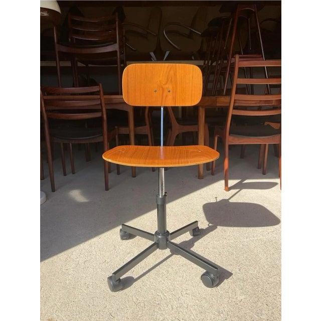 Danish Kevi Swivel Office Chair by Jørgen Rasmussen for Rabami For Sale - Image 4 of 13