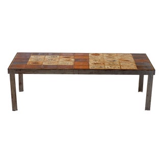 Vintage Ceramic Coffee Table by Roger Capron, France, 1970s For Sale
