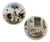 Vintage Sarreguemines Plates, Set of 2 For Sale