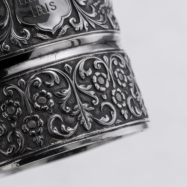 Antique Indian Kutch Silver Mug, 1890 For Sale - Image 17 of 18