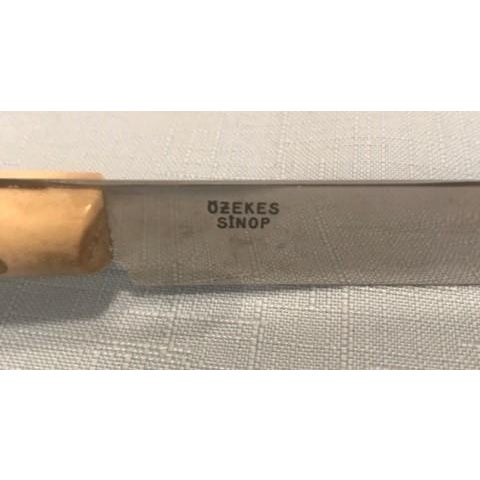 1990s 1990s Turkish Handcarved Handles Steak Knives - Set of 6 For Sale - Image 5 of 5