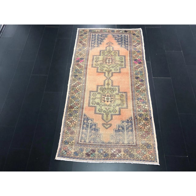 Vintage Boho Turkish Anatolian Faded Orange Rug For Sale - Image 11 of 11
